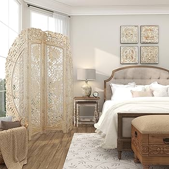 Amazon｜Deco 79 木製 フローラル ハンドメイド 蝶番付き 折りたたみ式